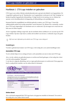 Logopedie CTO-Logo instellen en gebruiken - PDF