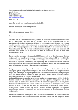 (pdf) van het organiserend comité aan alle verontrusten in de GKv