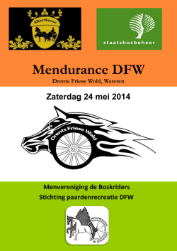 Programmaboekje Mendurance 2014