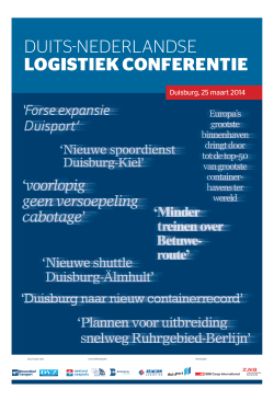 duits-nederlandse logistiek conferentie