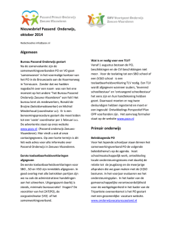 Lees meer - Passend Primair Onderwijs Zeeuws Vlaanderen