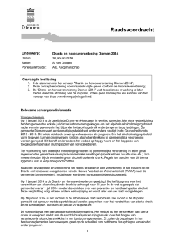 Horeca verordening
