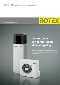 ROTEX-warmtepompen