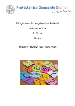 liturgie van deze dienst