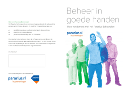 Eigenaren folder - Pararius Beheerplan