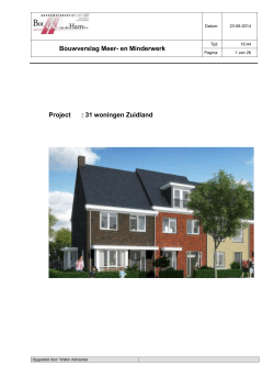 Optielijst meer- en minderwerk