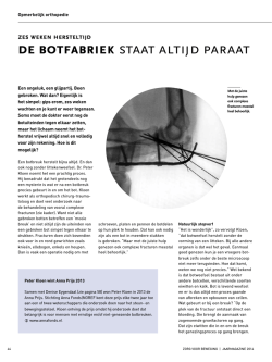 in de bijlage - Zorg voor beweging