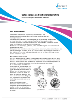 Osteoporose en Botdichtheidsmeting