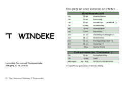 Jaargang 20 nr 2014/2 - Gezinsbond Denderwindeke