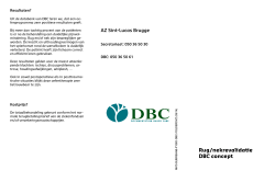 DBC Rug- en nekkliniek - AZ Sint