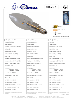 Type : Candle Light power : 190 lumen Lam