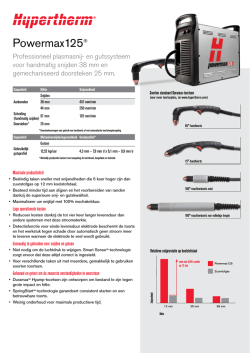 Hypertherm brochure Powermax 125