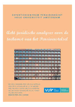 de voorkant - Vrije Universiteit Amsterdam