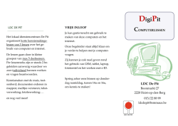 Digipit folder - Ten Kerselaere