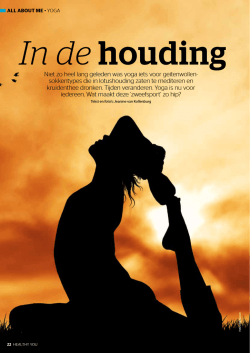 Healthy You &ndash; Yoga - LEMON TREE Yoga Studio