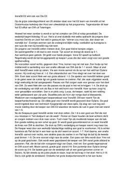Irene58 E2 wint ook van Dia E3 Op de grijze zaterdagochtend van