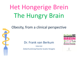 The hungry brain - dr. Frank van Berkum