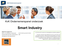 KvK Ondernemerspanel onderzoek Smart Industry_tcm109