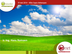 Download hier de resultaten. - IE-net