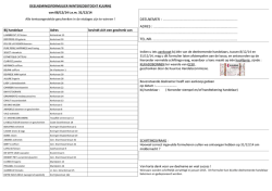 Download hier je deelnemingsformulier - Veel succes