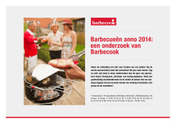 Barbecueën anno 2014: een onderzoek van
