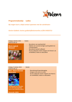 Download programmaboekje: OKTOBER 2014 t/m