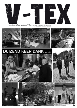 DUIZEND KEER DANK (zie p. 3)