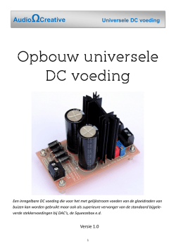 DIY voeding versie 1.0