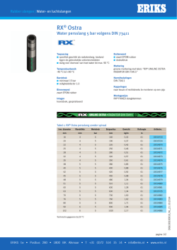 Rubber radiatorslang RX&reg; Ostra Water persslang 5 bar volgens DIN
