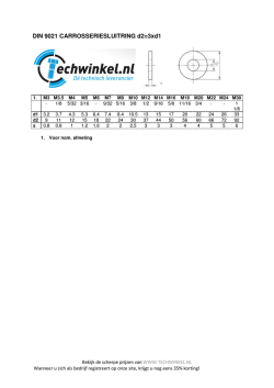DIN 9021 CARROSSERIESLUITRING d2=3xd1