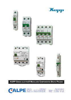 bkopp green electric ® modulaire componenten bruto