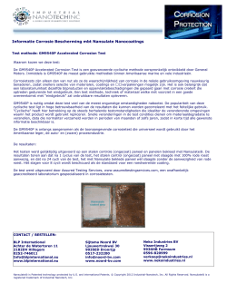 Corrosie – Nansulate Corrosietest GM9540P NL