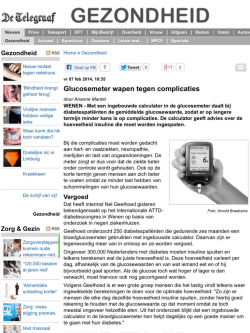 dit artikel uit de Telegraaf