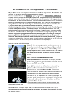 Duisburguitnodiging - Hogeschool van Arnhem en Nijmegen