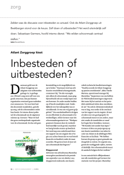 Inbesteden of Uitbesteden? Atlant heeft met