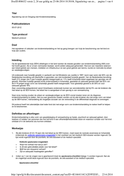 DKS Signalering van en Omgang met Kindermishandeling