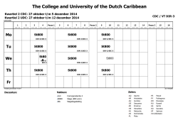 CDC VT DIR-3 - College of the Dutch Caribbean