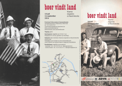 boer vindt land - Provinciaal Cultuurcentrum Caermersklooster