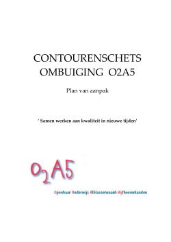 CONTOURENSCHETS OMBUIGING O2A5
