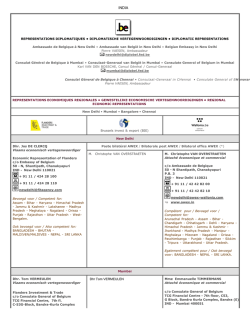REPRESENTATIONS DIPLOMATIQUES • DIPLOMATISCHE