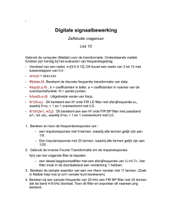 Digitale signaalbewerking