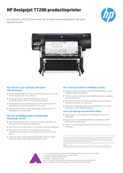 HP Designjet T7200 productieprinter