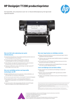 HP Designjet T7200 productieprinter