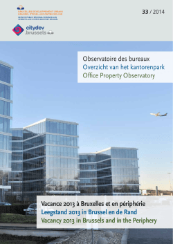 jaarverslag - immobilier Bruxelles vastgoed Brussel real estate