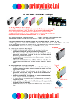 HP 364/364XL + 920/940XL cartridges