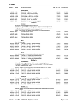 HP Series CV-Series - Holland PA Service BV