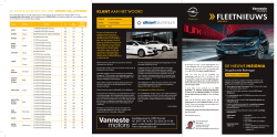 FLEETNIEUWS - Vanneste Motors