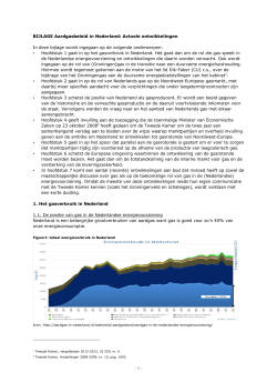 Aardgasbeleid in Nederland: actuele ontwikkelingen