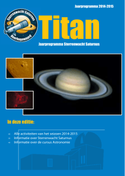 1 MB pdf-file - Sterrenwacht Saturnus