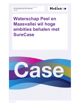 Download de volledige case study van Waterschap Peel